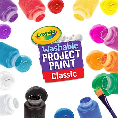 Crayola Washable Kids Neon Paint Set 54-1205 Assorted | Office Mart