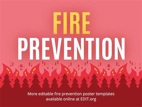 Create a fire prevention poster online