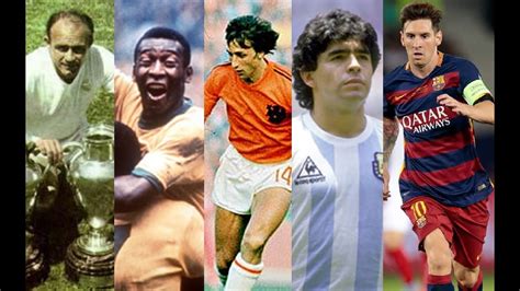 Evolution of Football Legends of all Generations - YouTube