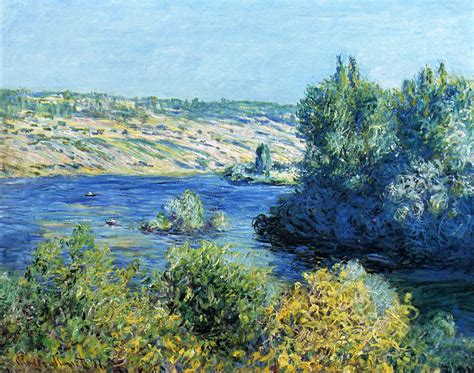 The Seine at Vetheuil1 1881 Painting | Claude Oscar Monet Oil Paintings