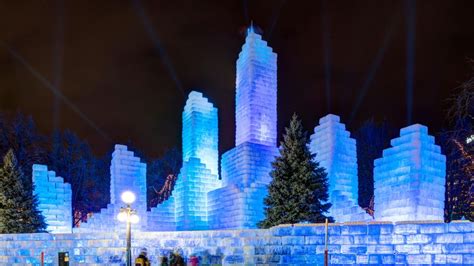 Ice Palace at Saint Paul Winter Carnival, Minnesota, USA - Bing Gallery