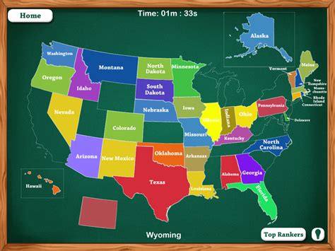 New iPad Game For Kids to Learn The US Map and 50 States Easily prMac