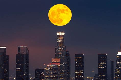 The Biggest Supermoon Of 2023 Lights Up L.A. Skies On Monday