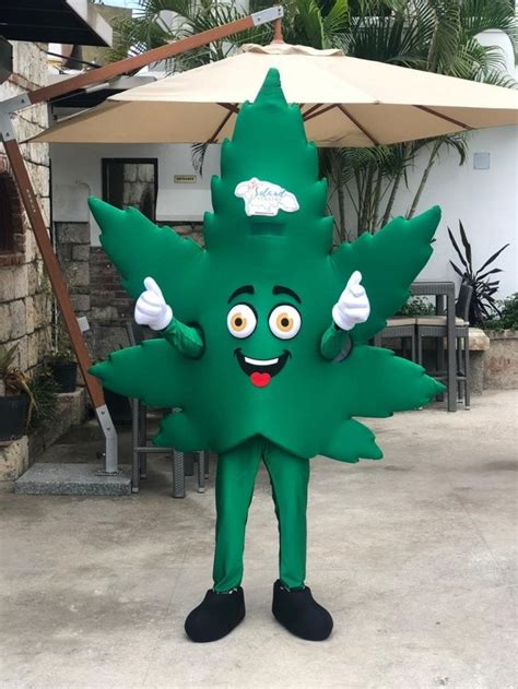 Ganja Weed Mascot Costume | Mascot Makers - Custom mascots and characters