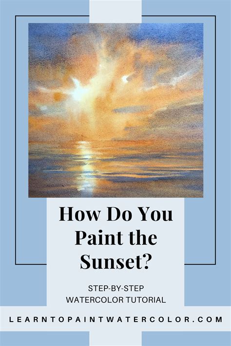 Painting a Sunset in Watercolor | Learn to Paint Watercolor