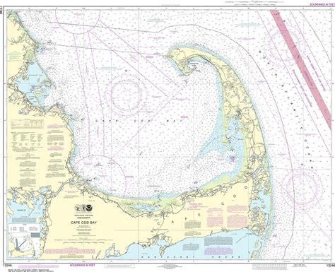 NOAA Nautical Chart - 13246 Cape Cod Bay