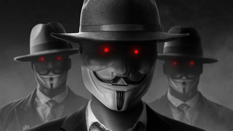 1360x768 Resolution Hacker Anonymous Evil Desktop Laptop HD Wallpaper ...