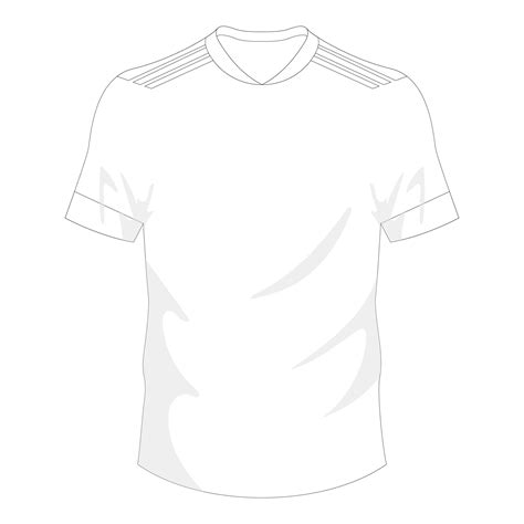 Blank Football Jersey Template