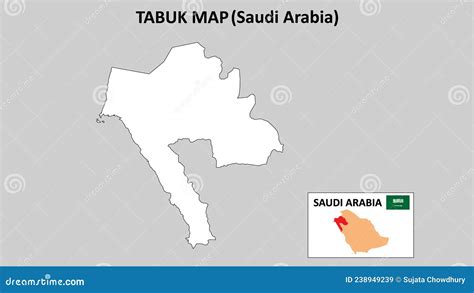 Tabuk Map.Tabuk Map Saudi Arabia with White Background and Line Map ...