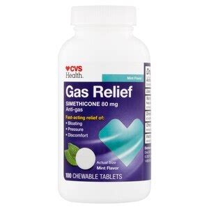 CVS Health Gas Relief Tablets Mint, 100CT - CVS Pharmacy