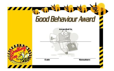 Good Behaviour Certificate Editable Templates Free [10+ BEST DESIGNS] – Fresh & Professional ...