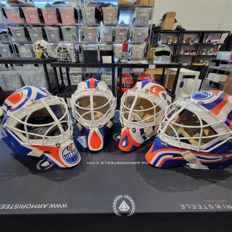 Edmonton Oilers' Greatest Goalies Signed Masks – Goalie Mask Collector