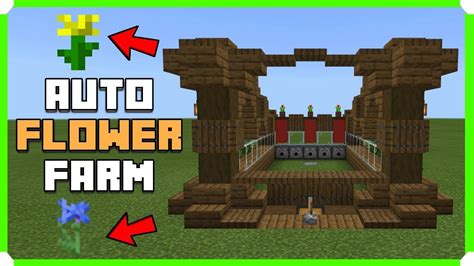 How to Create an Automated Flower Farm in Minecraft Bedrock Edition