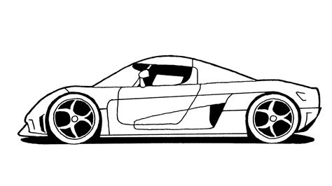 How to Draw a Koenigsegg Regera - Easy to Follow - YouTube