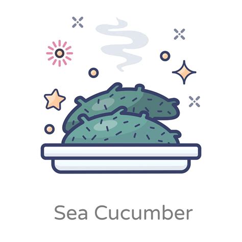 Sea Cucumber Food 2573625 Vector Art at Vecteezy