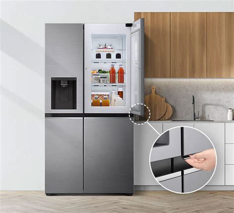 LG Side by Side Refrigerator, Platinum Silver, Smart Inverter ...