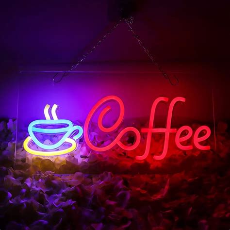 Kitchen decor, Coffee Sign, Custom Neon, Shop Sign Cafe Neon Sign, Bar ...