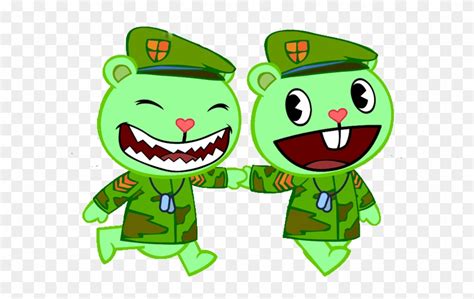 Happy Tree Friends Flippy And Fliqpy - Free Transparent PNG Clipart Images Download