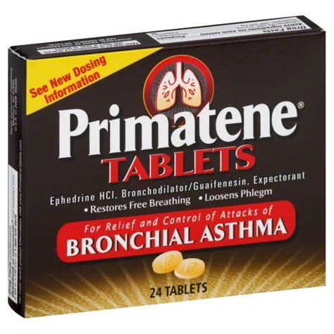 Primatene Bronchial Asthma Tablets - Shop Sinus & allergy at H-E-B