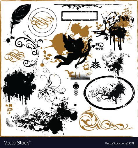 Design elements Royalty Free Vector Image - VectorStock