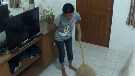 Correct Filipino Broom Technique - YouTube