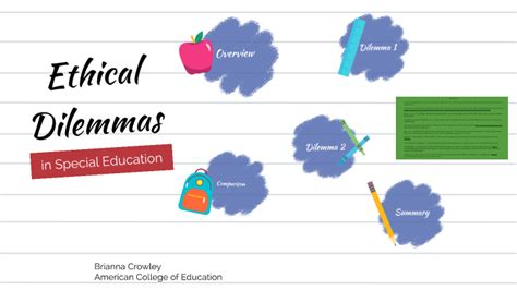 Ethical Dilemmas in Special Education by Brianna Crowley on Prezi