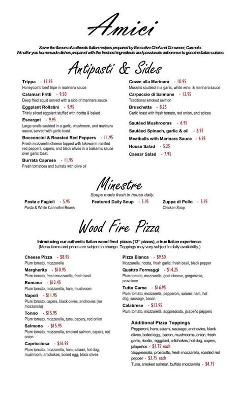 Amici Menu NEW Sep 2017_1 – Amici Italian Eatery