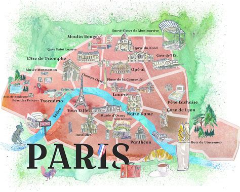 Tourist Map Of France