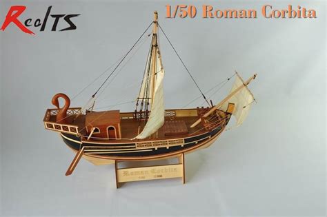 RealTS Classic Roman Corbita Trade Boat Model - 1/50 Scale