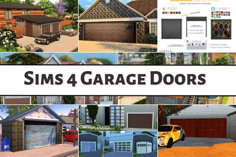 The Ultimate List of Sims 4 Garage Doors (CC, Mods, and More)