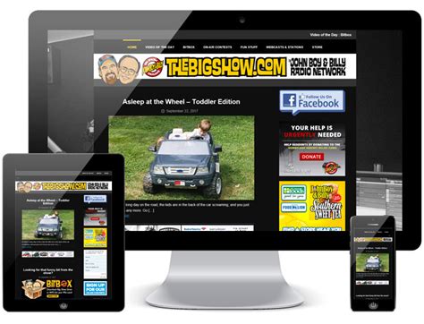 The Big Show Website Development by Animink