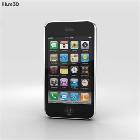 Apple iPhone 3GS Black 3D model - Electronics on Hum3D