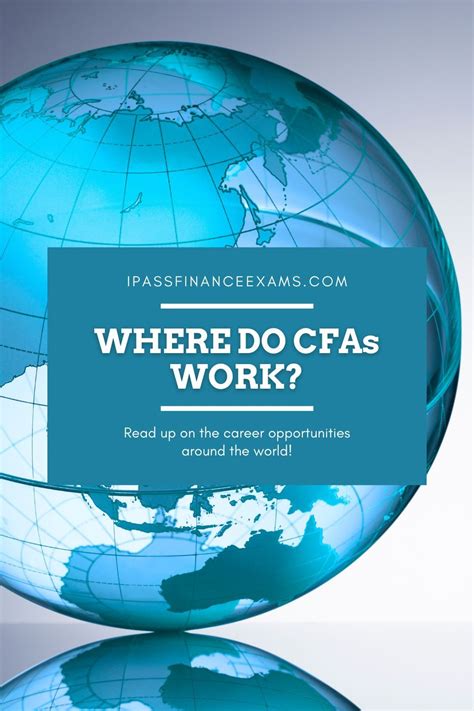 CFA Jobs, Careers and Opportunities Around the World | Career, Career exploration, Accounting career