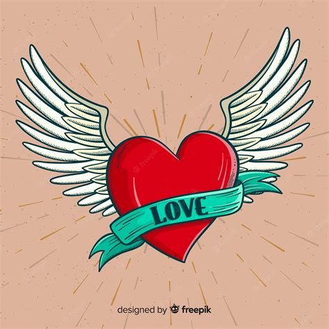 Introducir 44+ imagen imagenes de corazones con alas y frases de amor - Abzlocal.mx