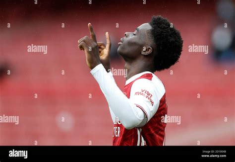 Bukayo saka celebration hi-res stock photography and images - Alamy