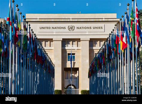 United Nations Geneva Stock Photo - Alamy