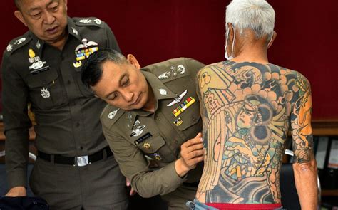 Missing Japanese mafia boss arrested after tattoos go viral