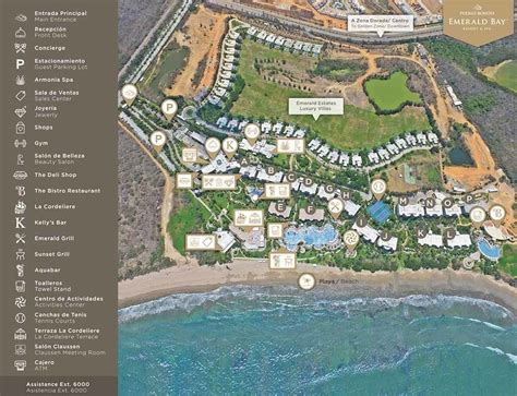 Resort Map | Pueblo Bonito Emerald Bay | Mazatlan, Mexico