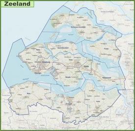 Zeeland Maps | Netherlands | Maps of Zeeland province