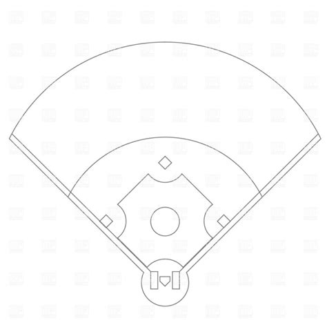 Softball Diamond Drawing at GetDrawings | Free download