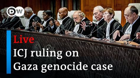 Live: ICJ to rule in Gaza genocide case | DW News - YouTube