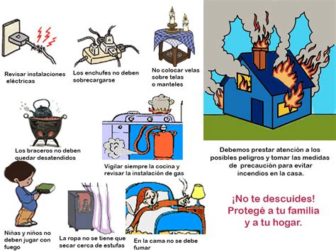 CÓMO PREVENIR INCENDIOS EN CASA – Ministerio de Desarrollo Humano