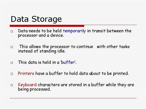 Optical Storage Optical Storage o Examples of Optical