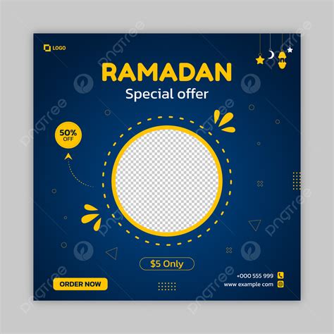 Food Sale Special Offer Social Media Poster Design For Ramadan Template ...