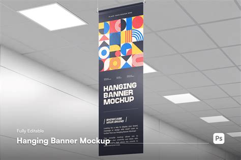 Hanging Banner Mockup, Graphic Templates - Envato Elements