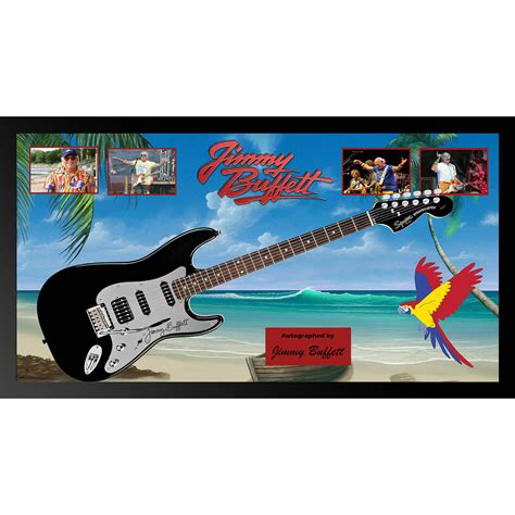 Signed + Framed Guitar // Jimmy Buffett - Rock and Roll Memorabilia ...