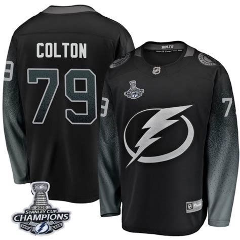 Men's Tampa Bay Lightning Ross Colton Fanatics Branded Breakaway ...