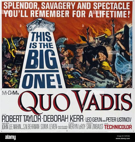 Quo Vadis (1951) - Movie Poster Stock Photo - Alamy