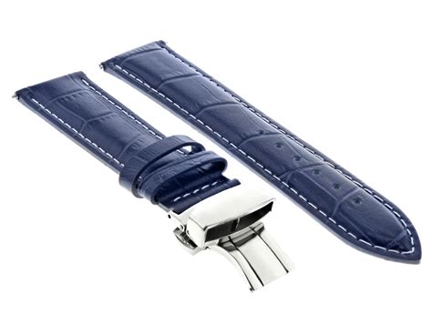 23MM LEATHER WATCH BAND STRAP FOR CITIZEN ECO DRIVE BLUE ANGEL AT8020 ...