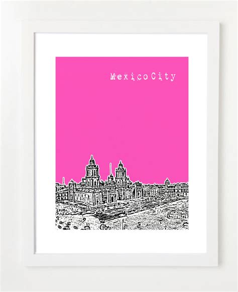 Mexico City Art Print Mexico City Cathedral Mexico City - Etsy